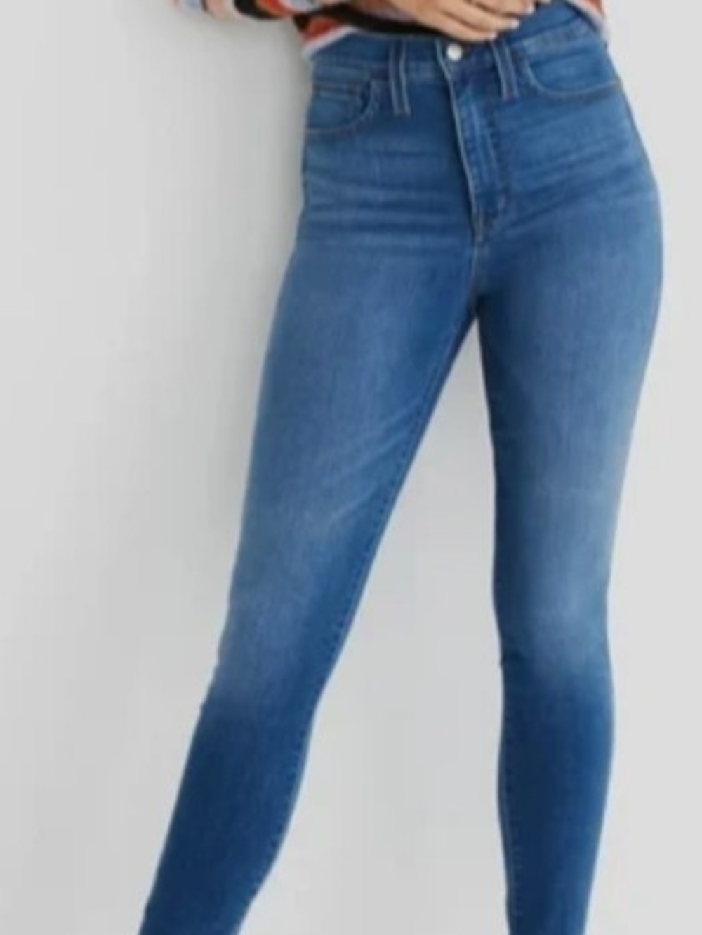 Madewell High-Rise Skinny Jeans - Blue Size 25